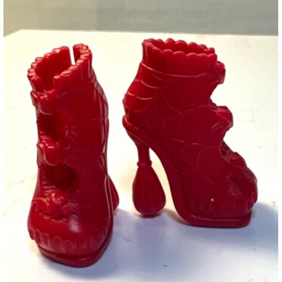Monster High Shoes Boots Ghoul Fair Elissabat Heels Mattel - Picture 2 of 6